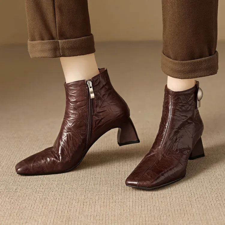 Camille Genuine Leather Boots