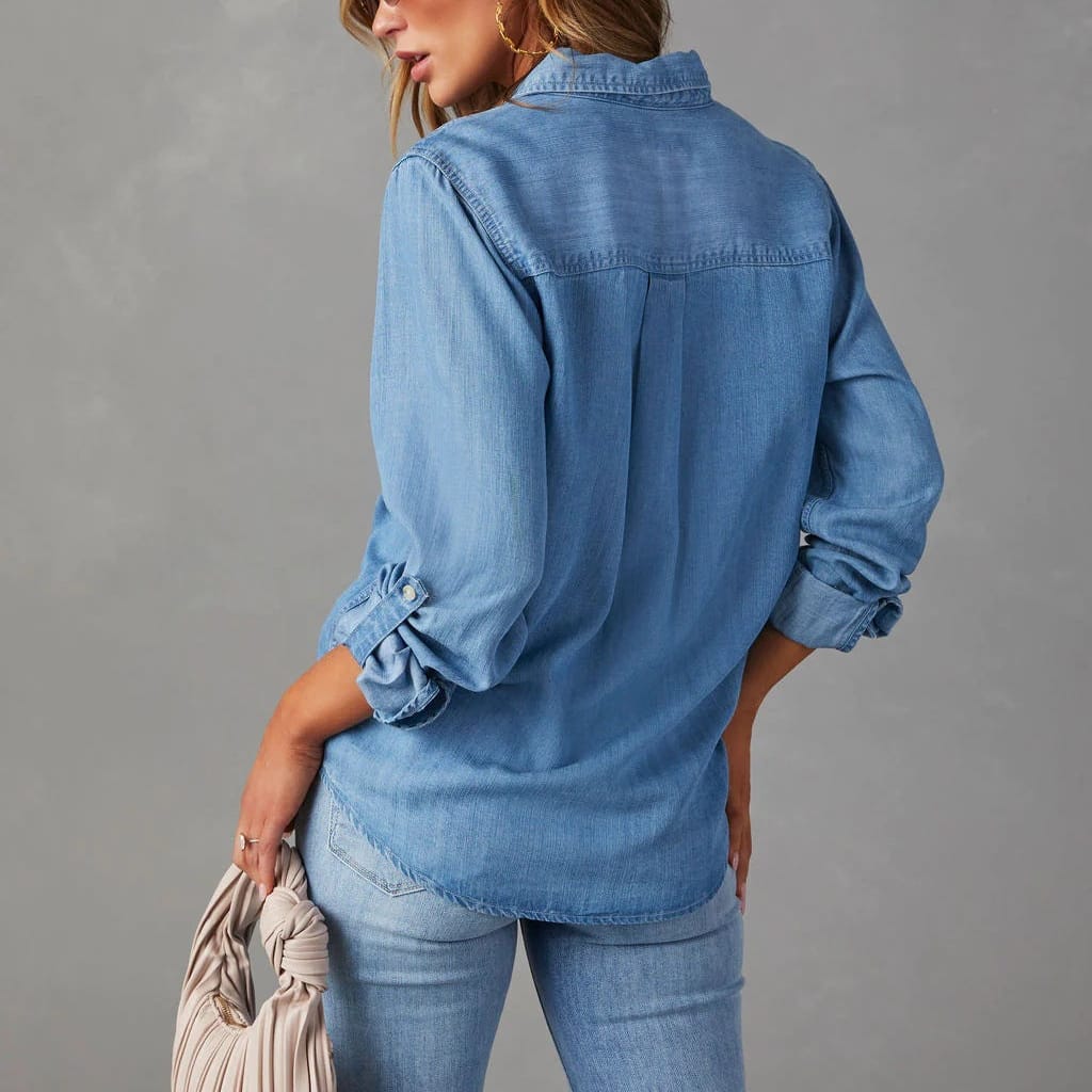 Camicia in denim sartoriale Sabine