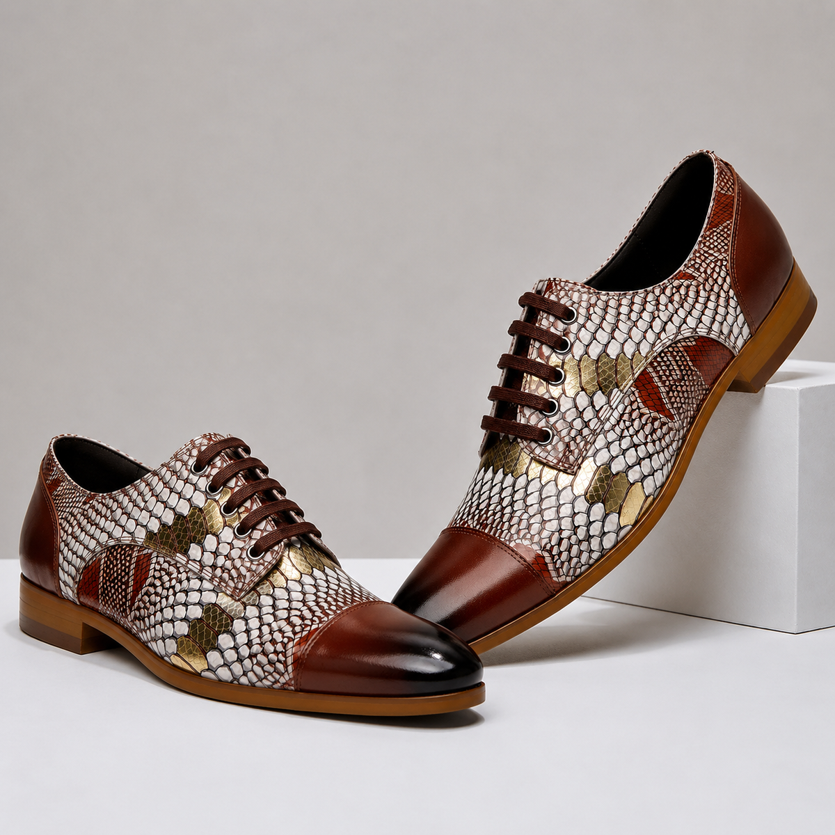 Scarpe Calverini in pelle di vacchetta