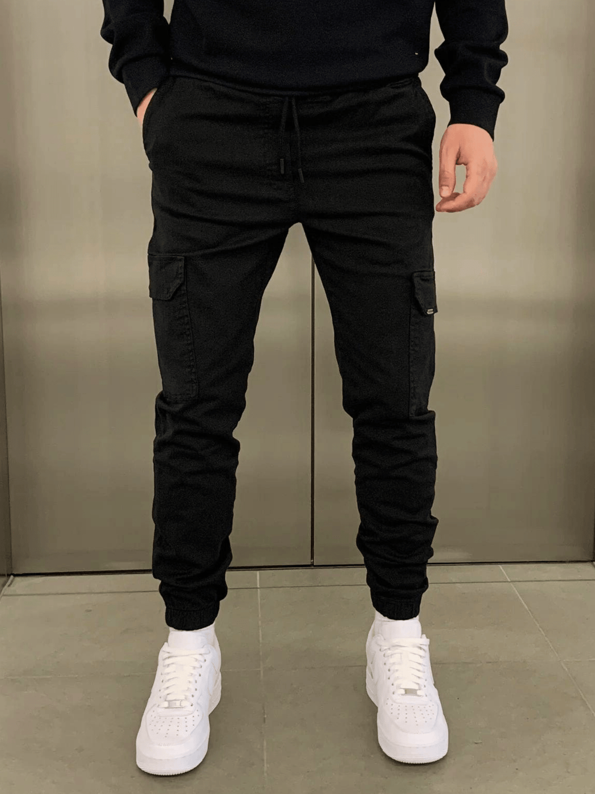 Olympus Cargo Jogger – Schwarz