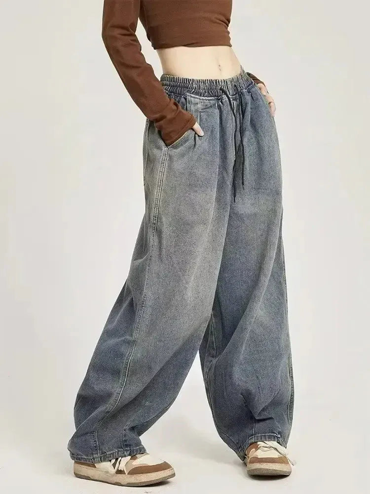 Halo Wash Baggy Jeans