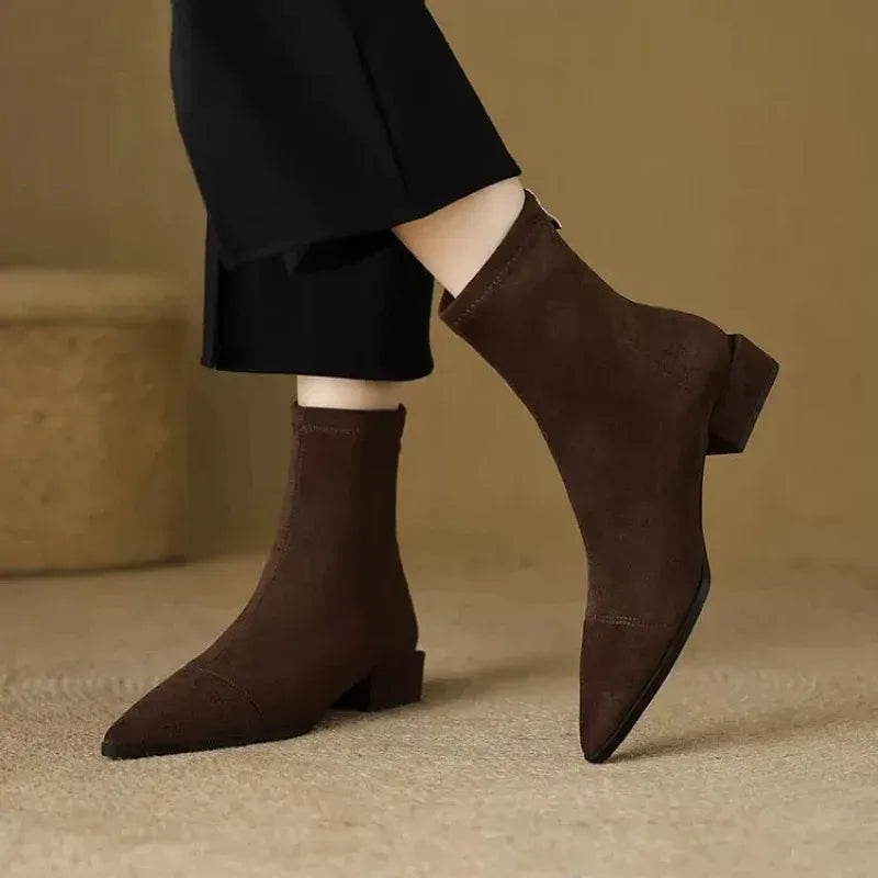 Daphne Pointed-Toe Boots