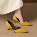 Mae Genuine Suede Heels