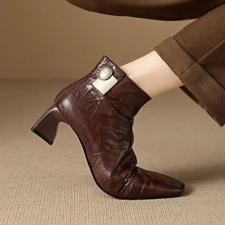 Camille Genuine Leather Boots