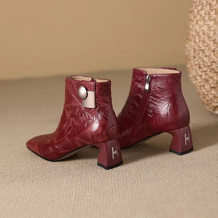 Camille Genuine Leather Boots
