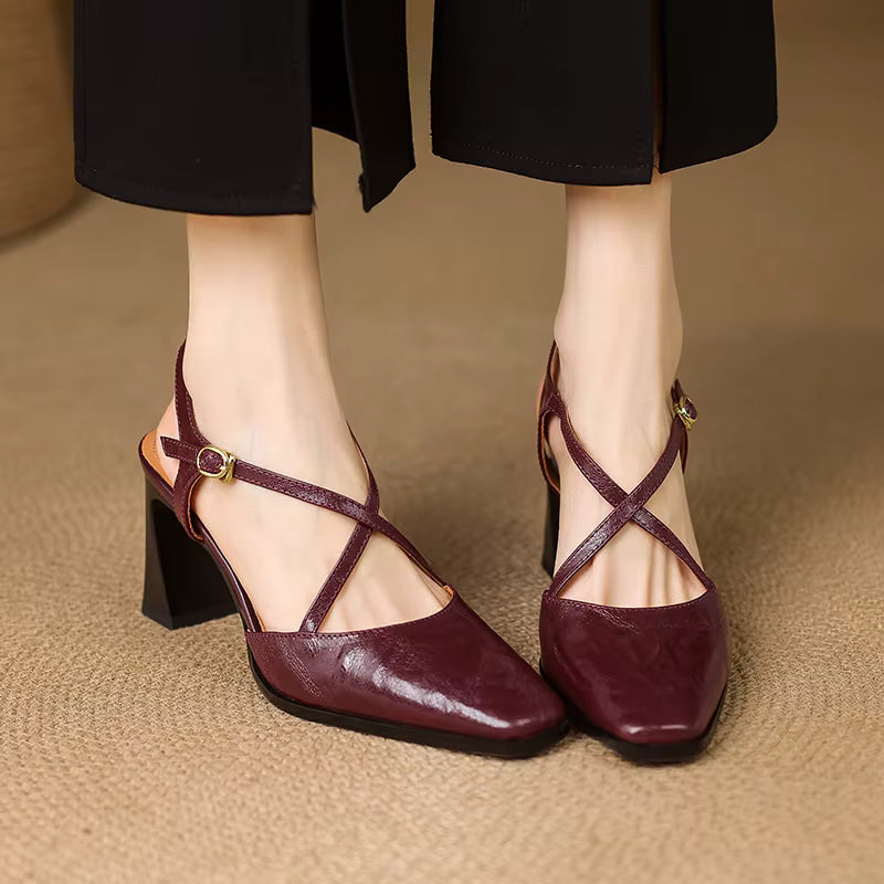Tacchi Marceline in vera pelle