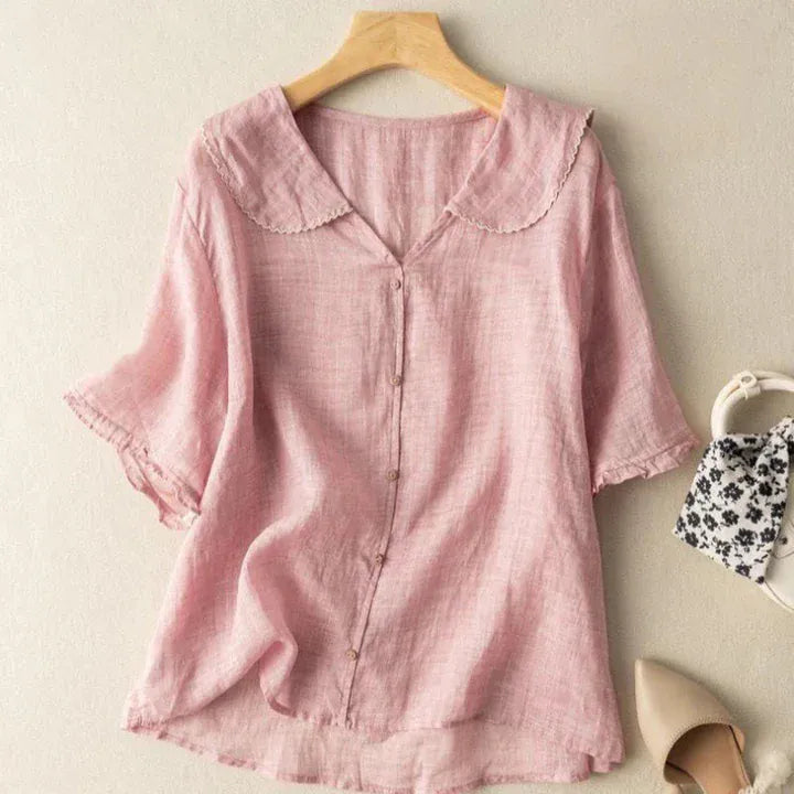 Blusa in lino Siena