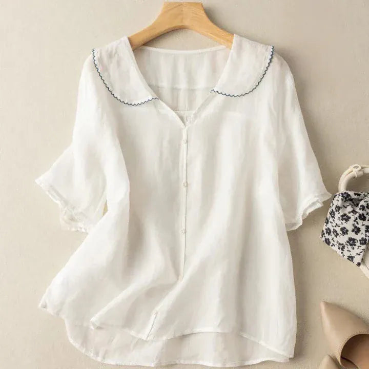Blusa in lino Siena
