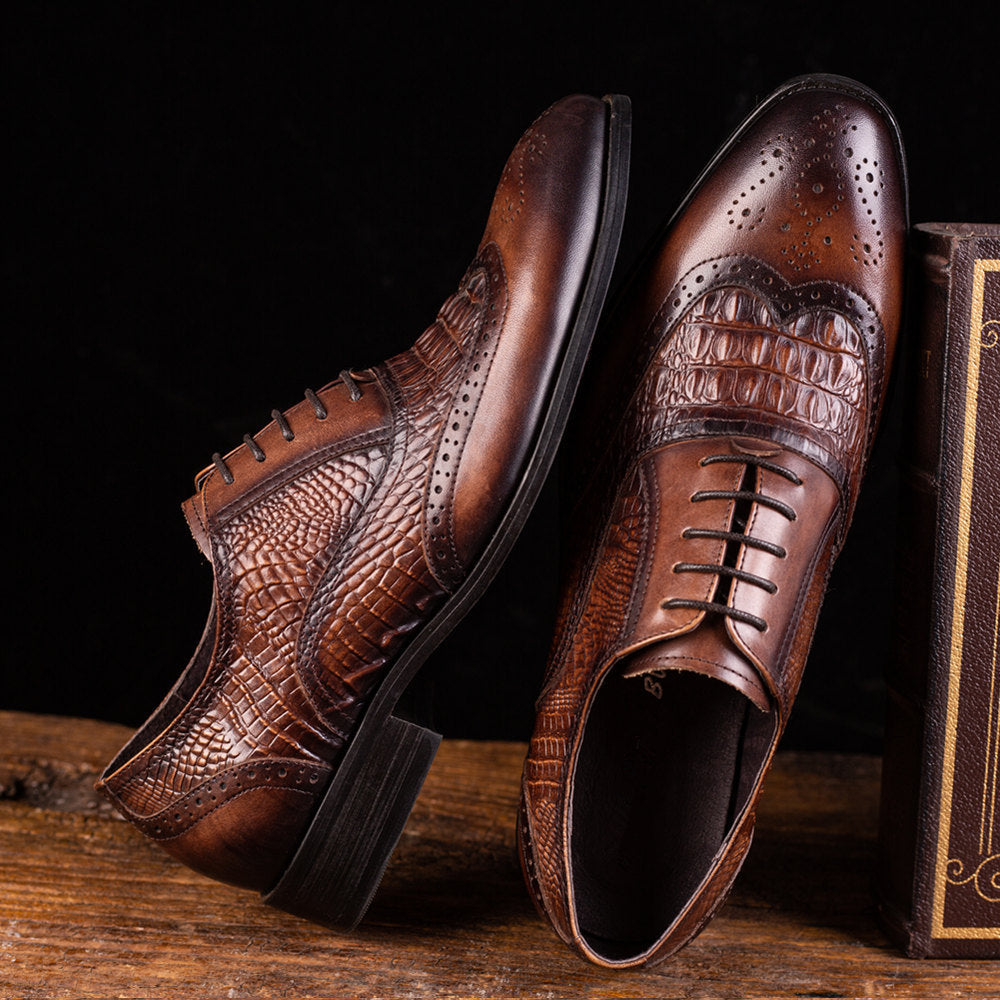 DANTE EMBOSSED BROGUES