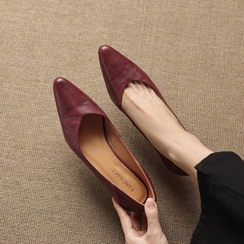 Grace High Heels aus echtem Leder