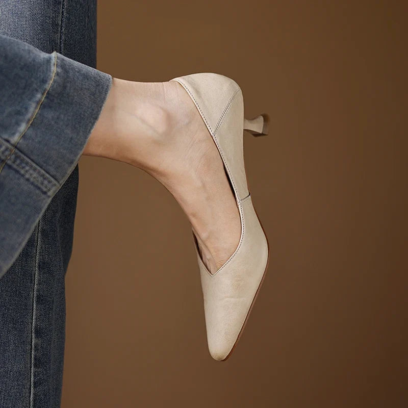 Grace High Heels aus echtem Leder