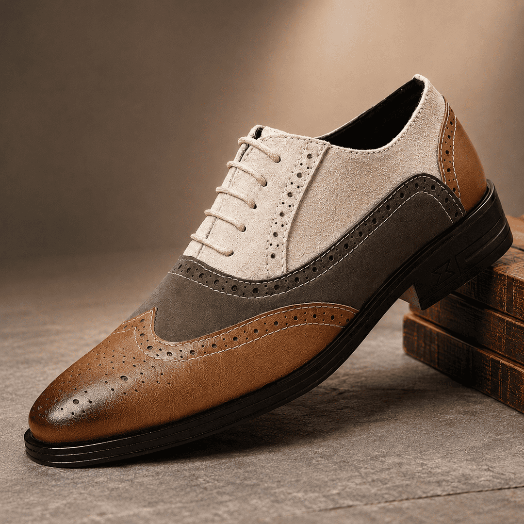 Eleganti scarpe dress multitone