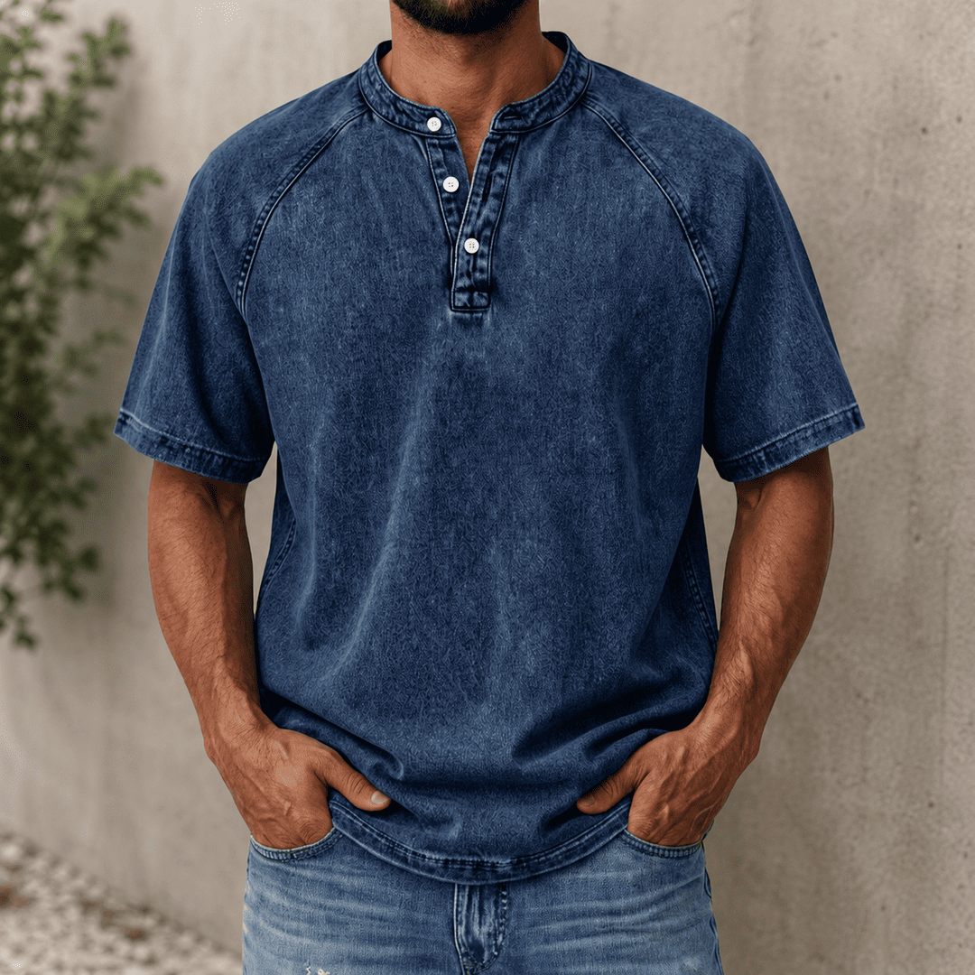 Camicia Henley VintageEase