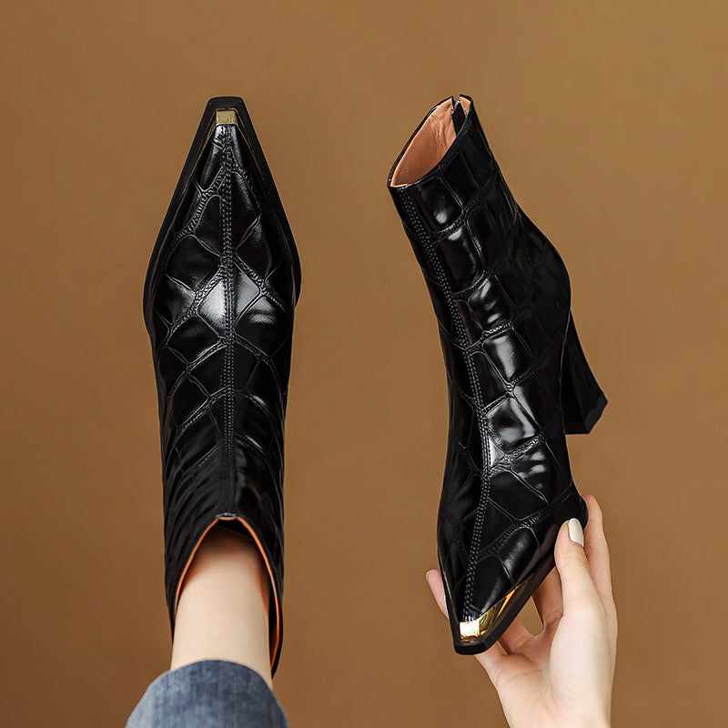 Levia Echtleder-Stiefel