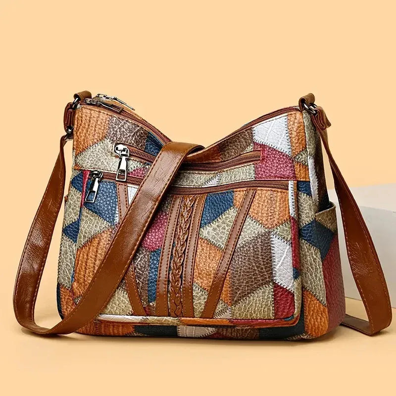 Carmela Patchwork-håndtaske
