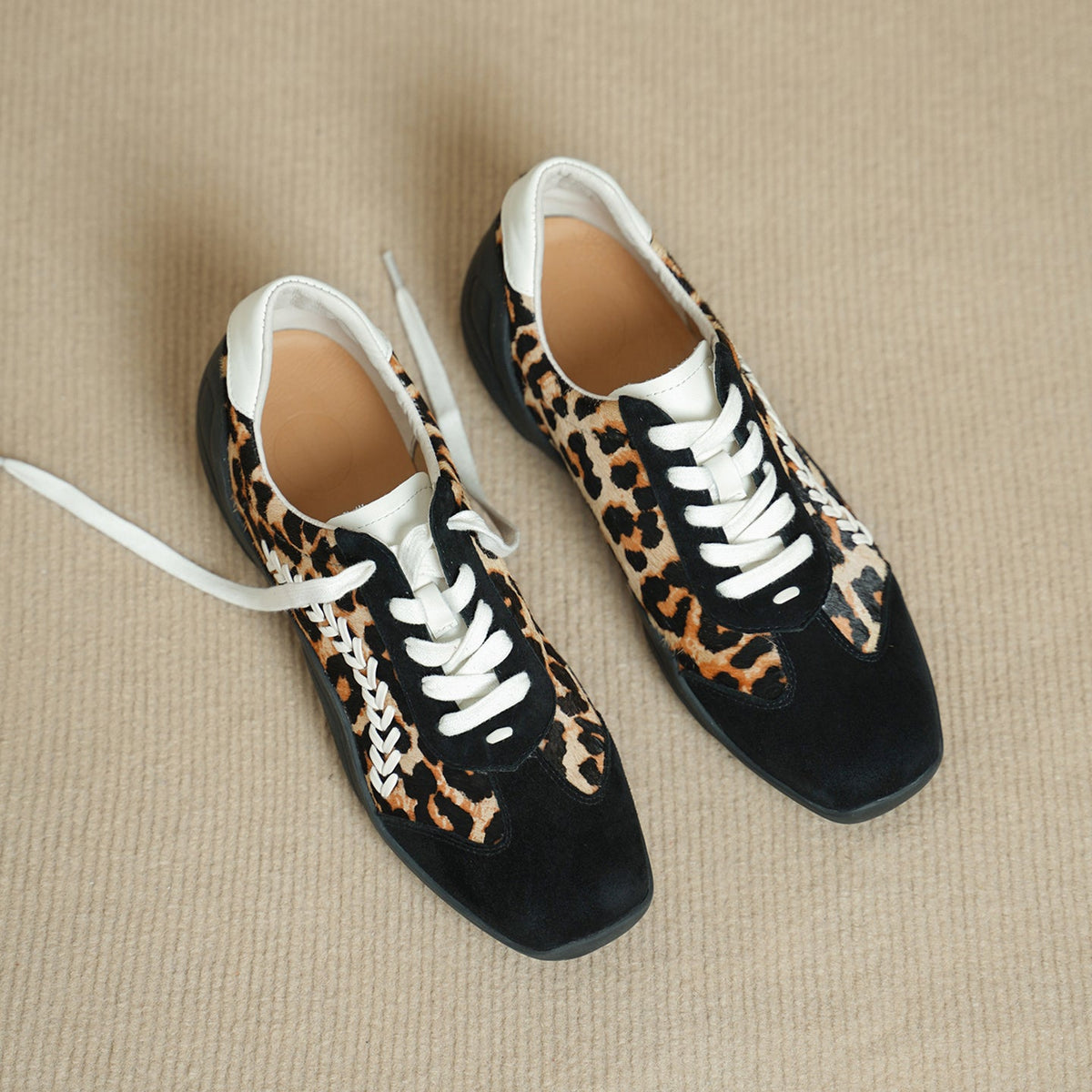 Sneakers Lea in vera pelle scamosciata