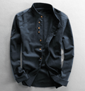Chemise boutonnée à la coupe épurée
