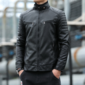 Klassische Lederjacke