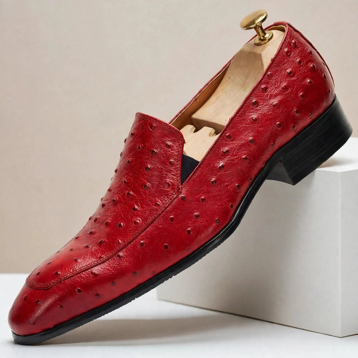 Garrett Cowhide Leather Loafers