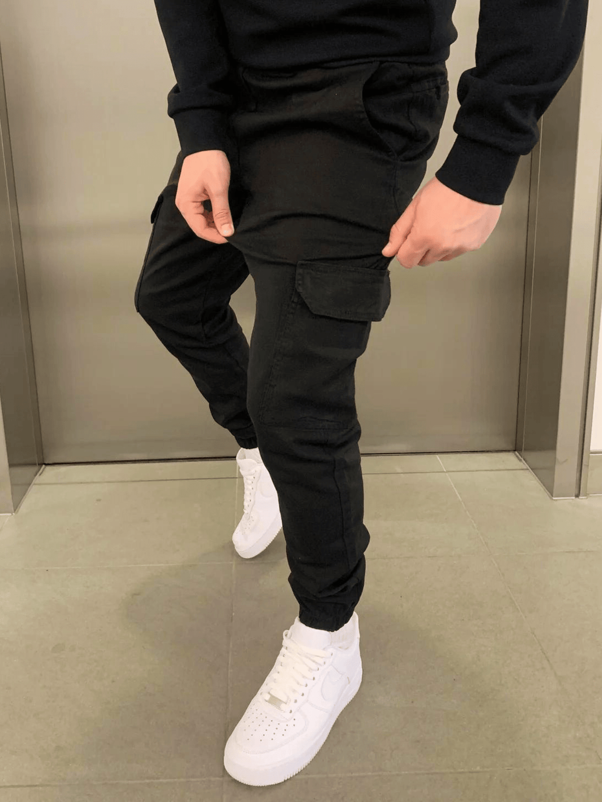 Olympus Cargo Jogger – Schwarz