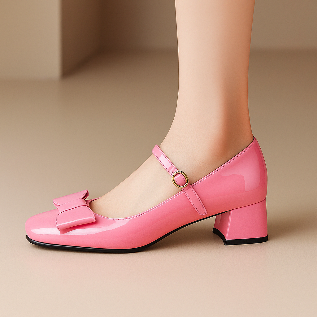 Livia Leather Heels