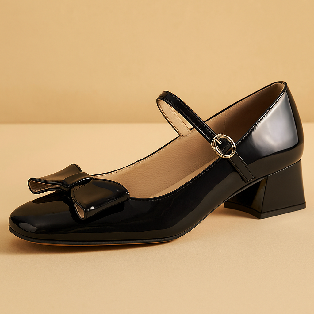 Livia Leather Heels