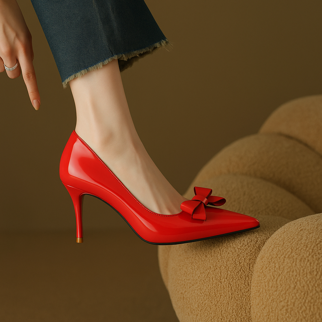 Tacones de cuero Belle