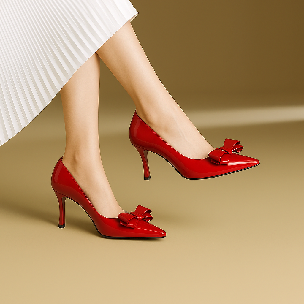 Tacones de cuero Belle