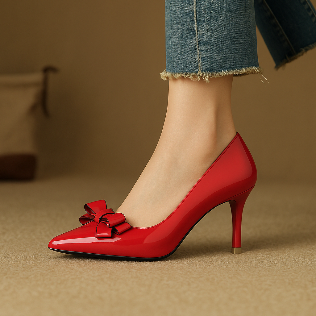 Tacones de cuero Belle