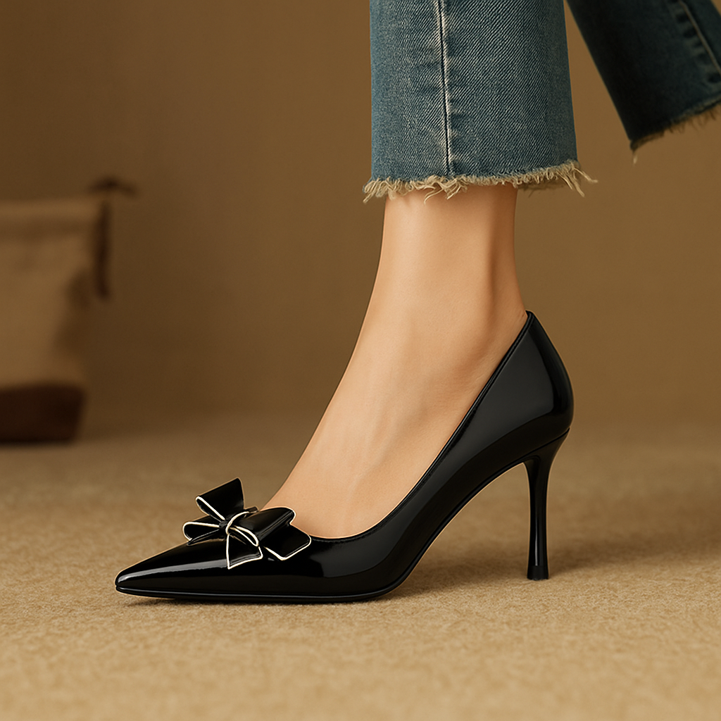 Tacones de cuero Belle