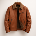Jasper-Lederjacke mit Fleece