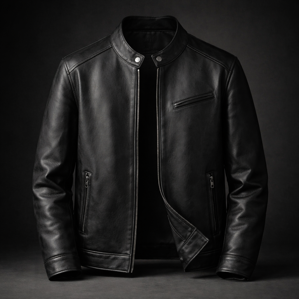 Giacca in pelle Aldric