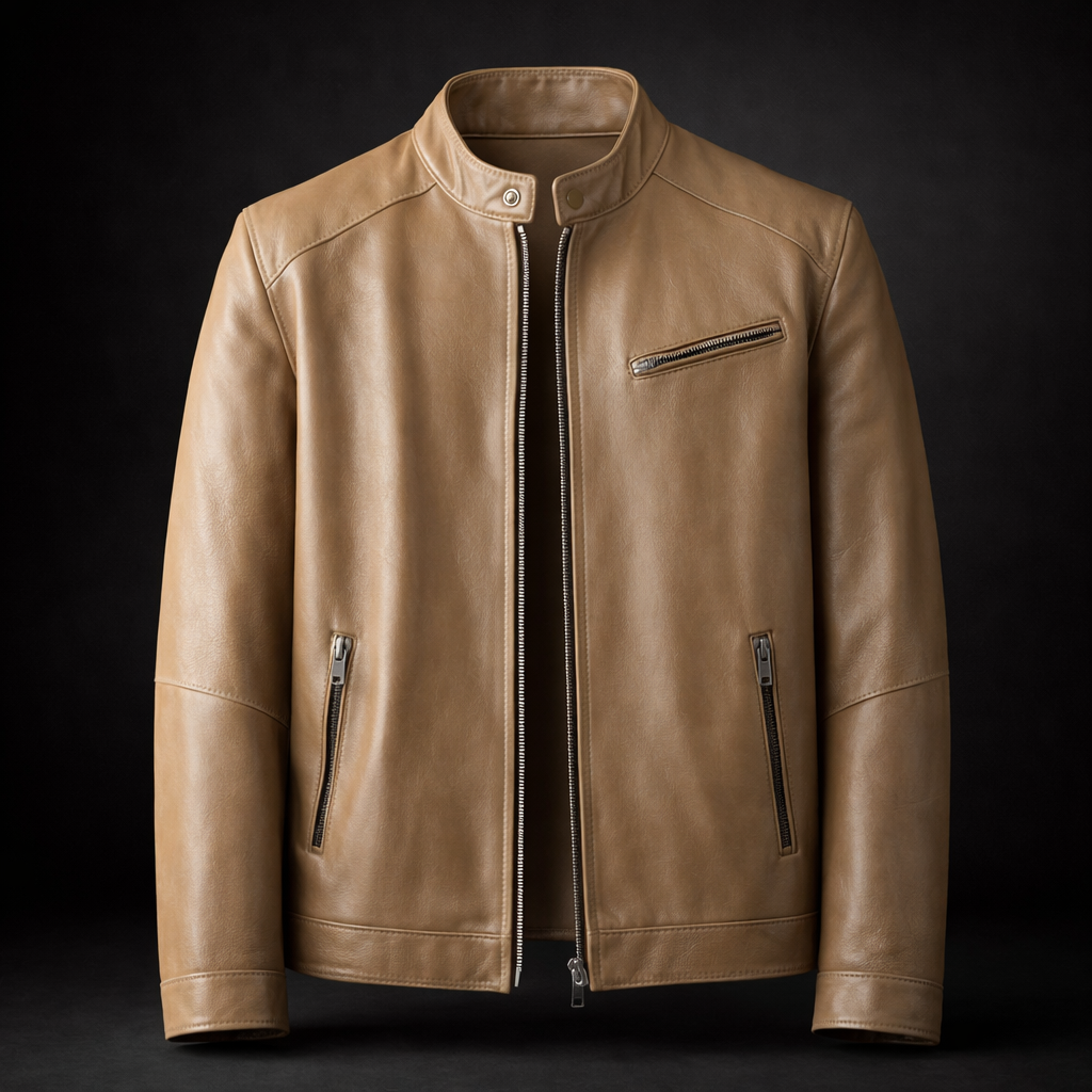Giacca in pelle Aldric