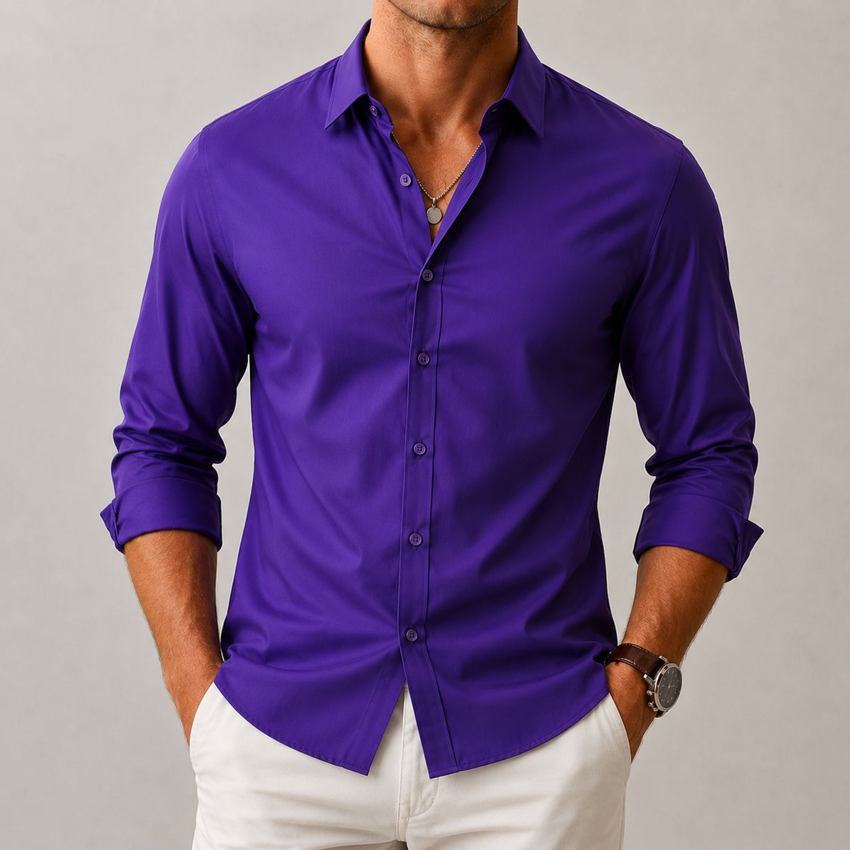 Camisa Social Antirrugas Devor