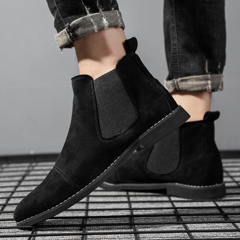 Botins Chelsea Marlow em camurça