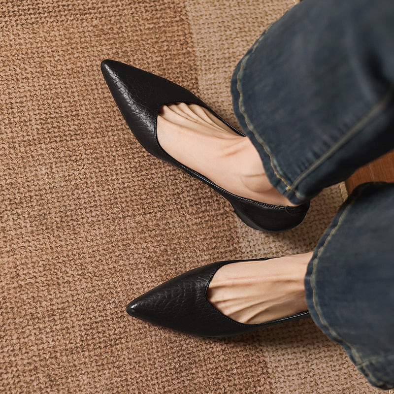 Hilda spitze High Heels aus echtem Leder