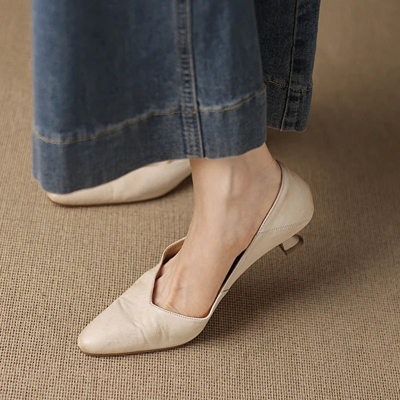 Grace High Heels aus echtem Leder