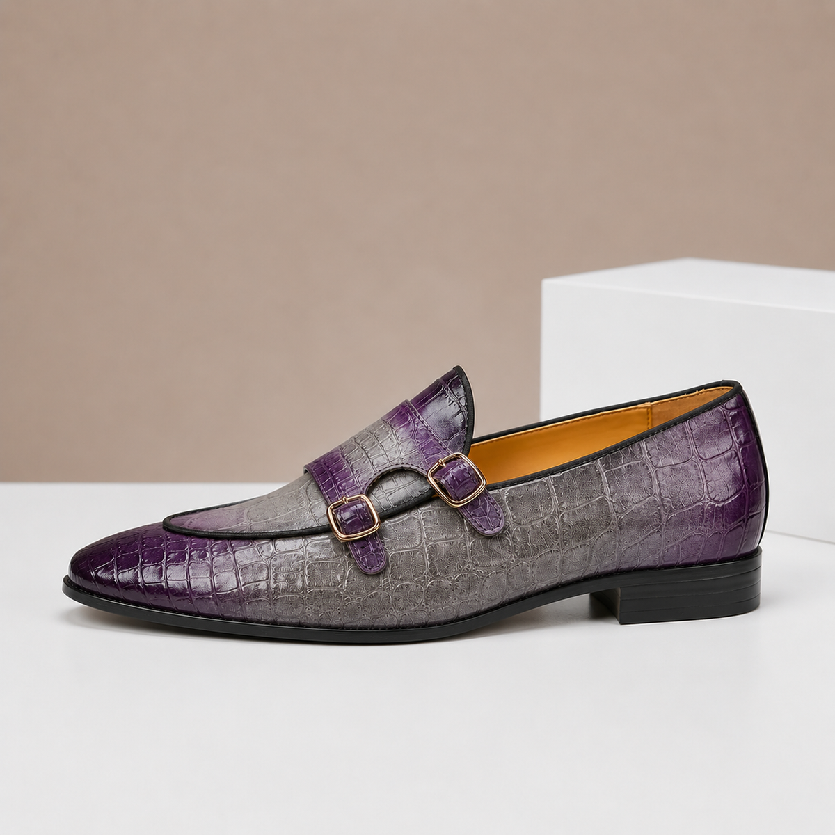 Leighton Cowhide Leather Loafers
