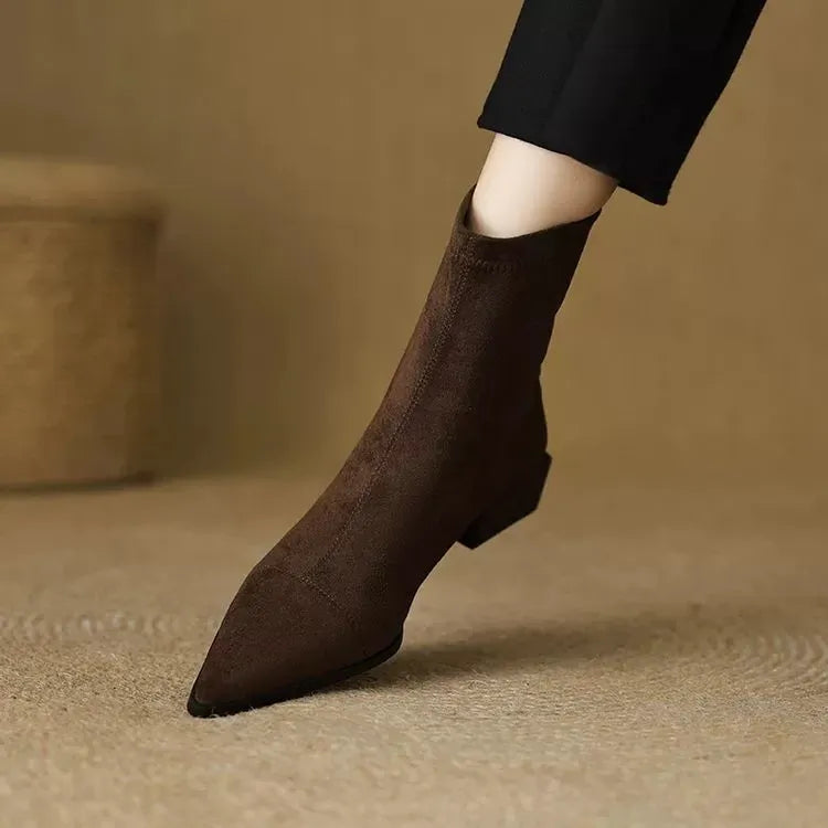 Daphne Pointed-Toe Boots