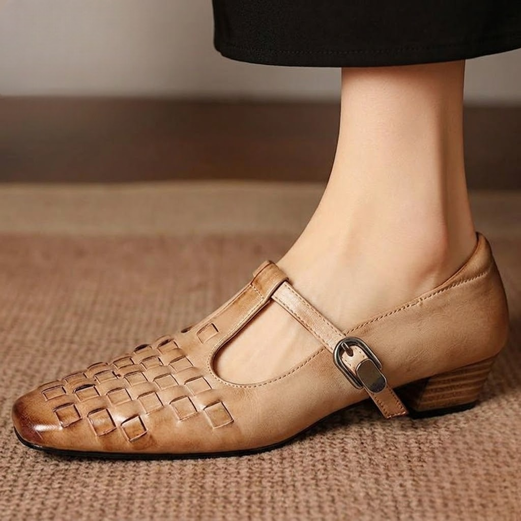 Tacones de cuero genuino Soretta