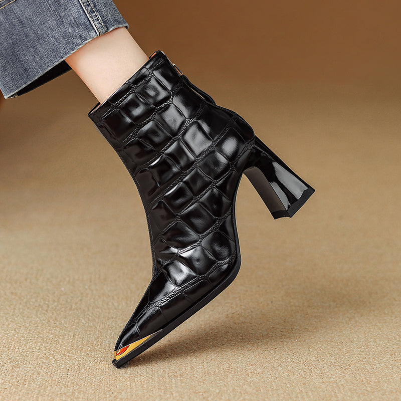 Levia Echtleder-Stiefel