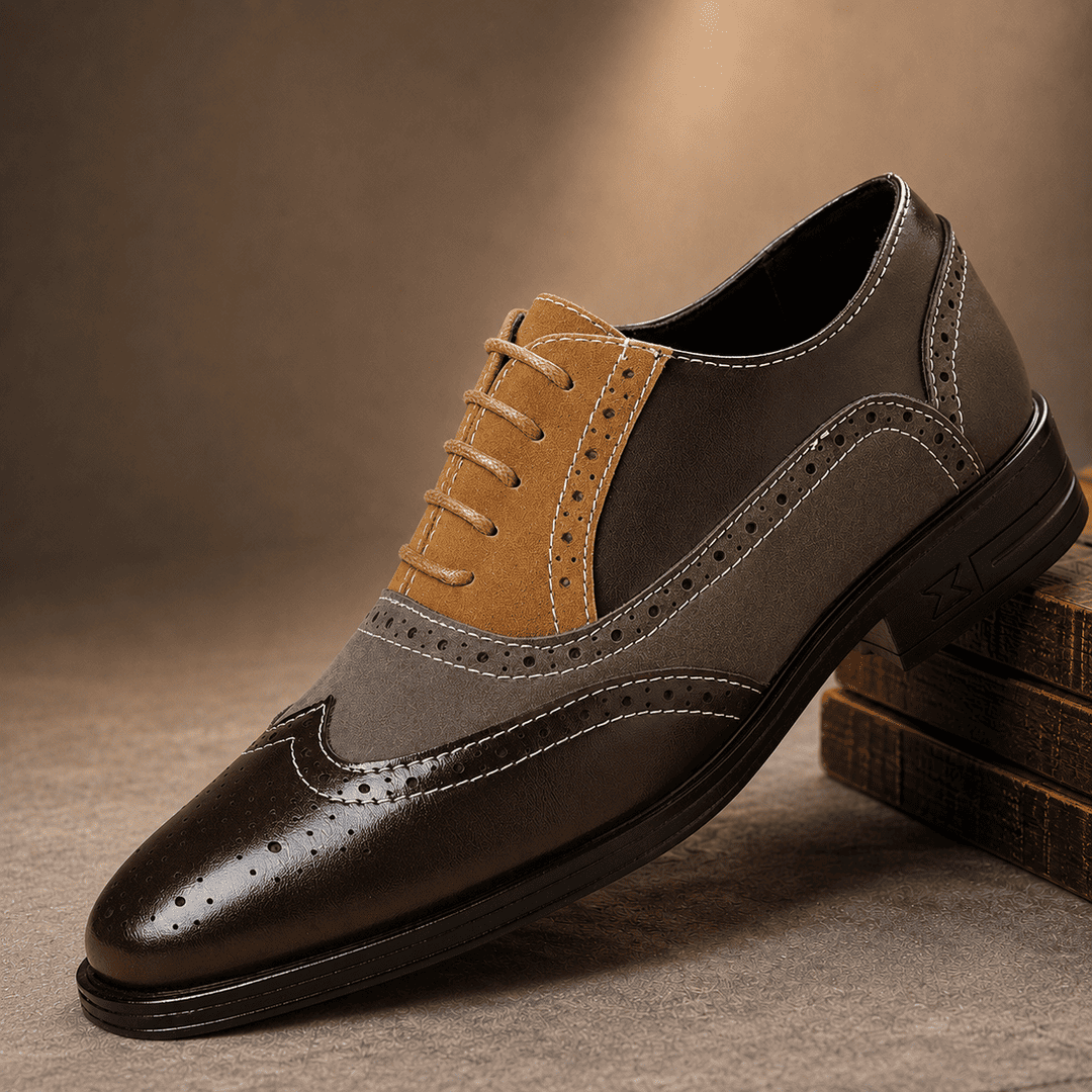 Eleganti scarpe dress multitone