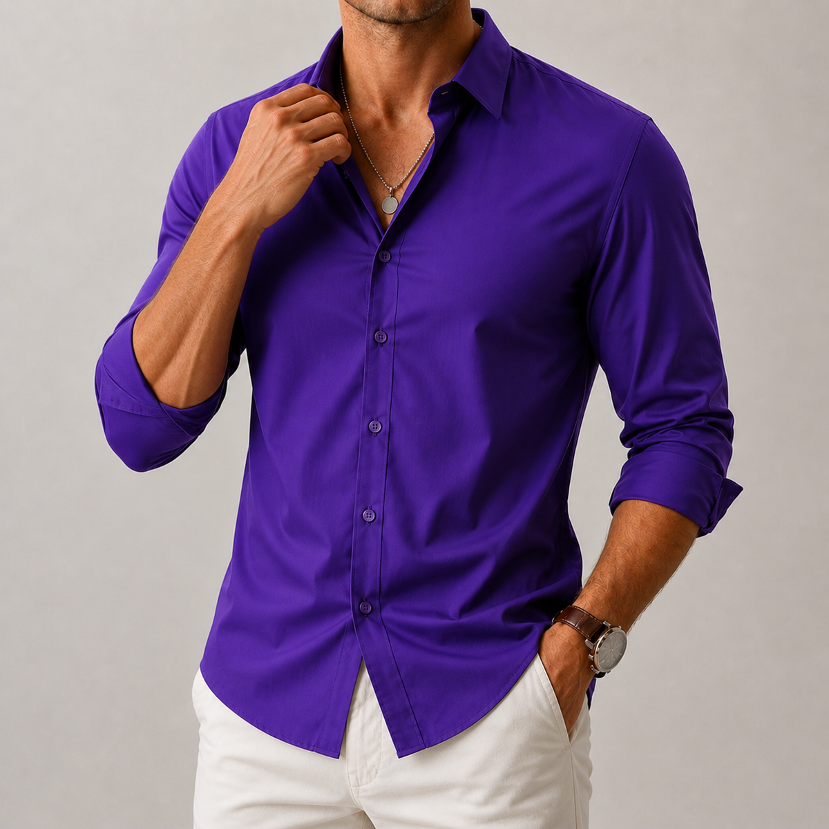 Camisa Social Antirrugas Devor