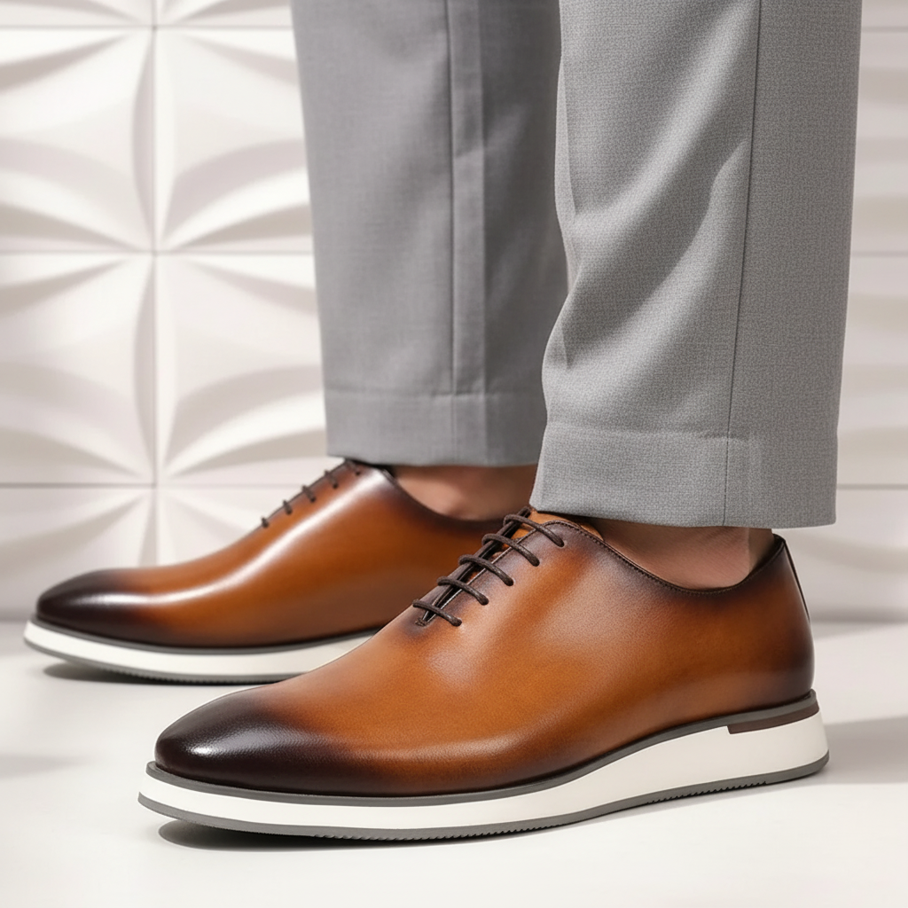 Soren Cowhide Leather Shoes
