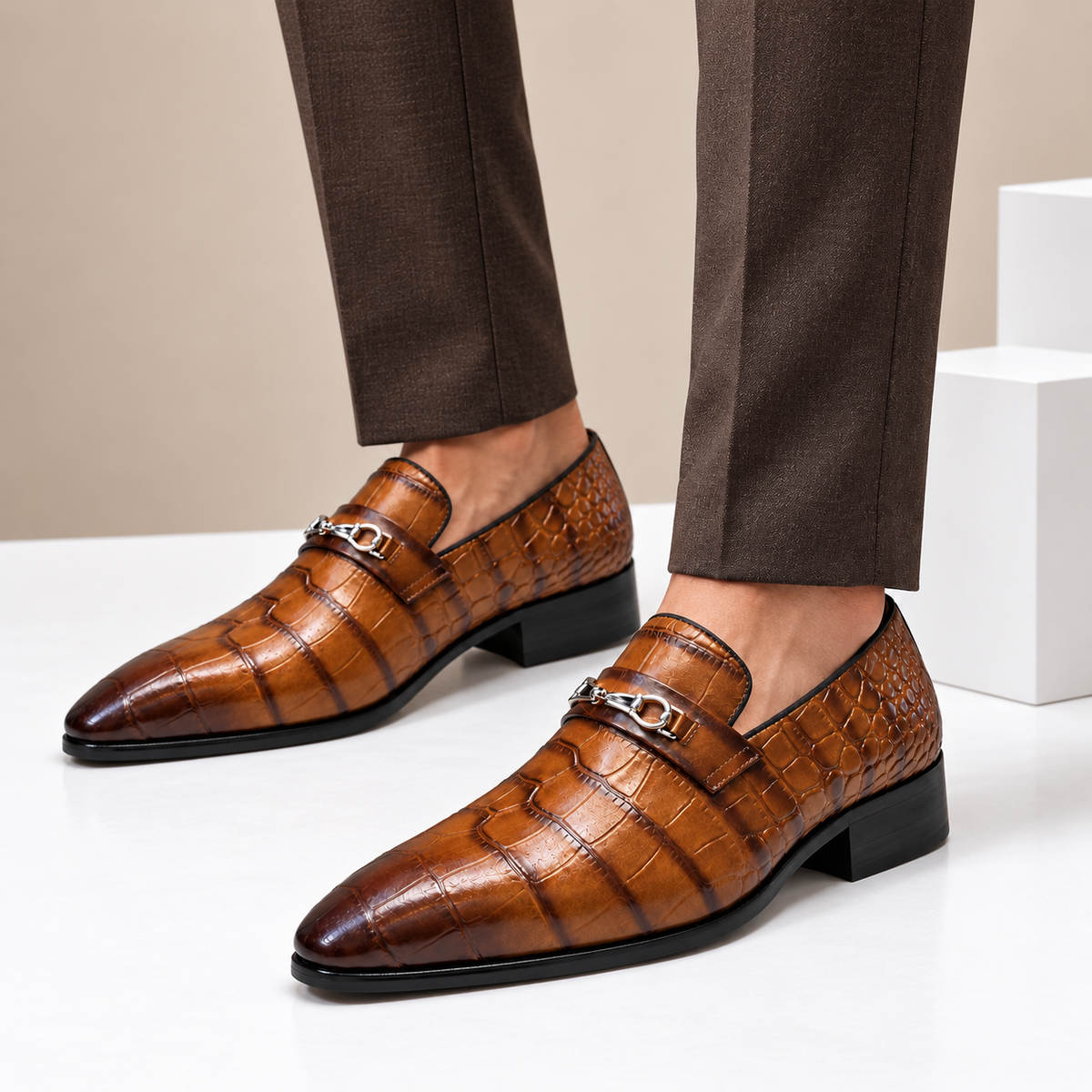 Mussu Cowhide Leather Loafers