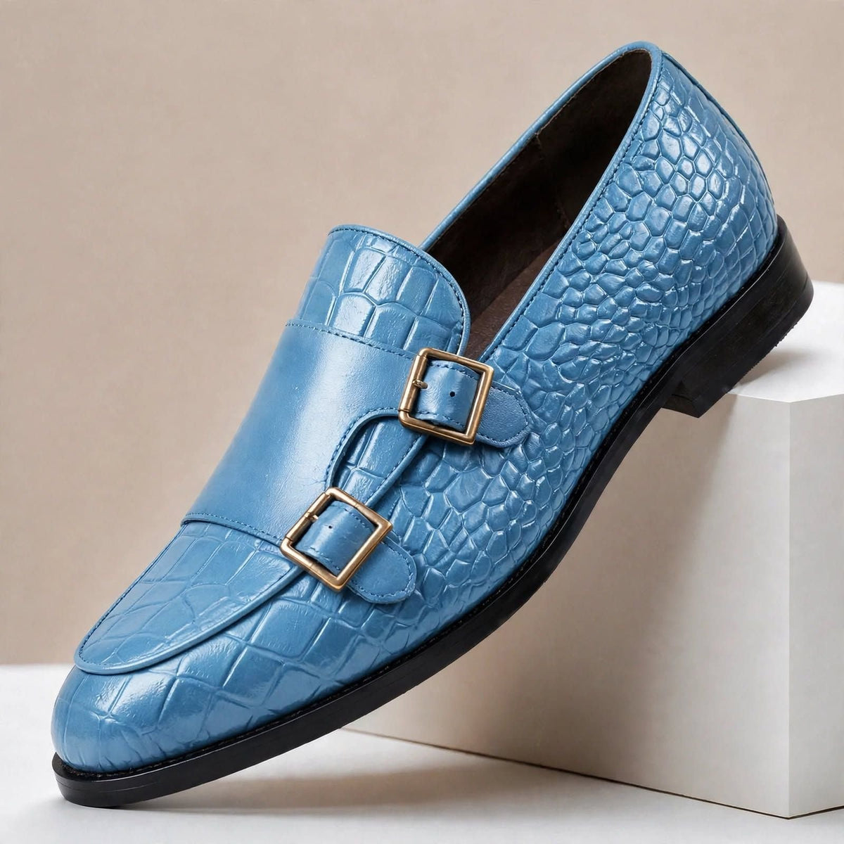 Tobiah loafers i koppeläder