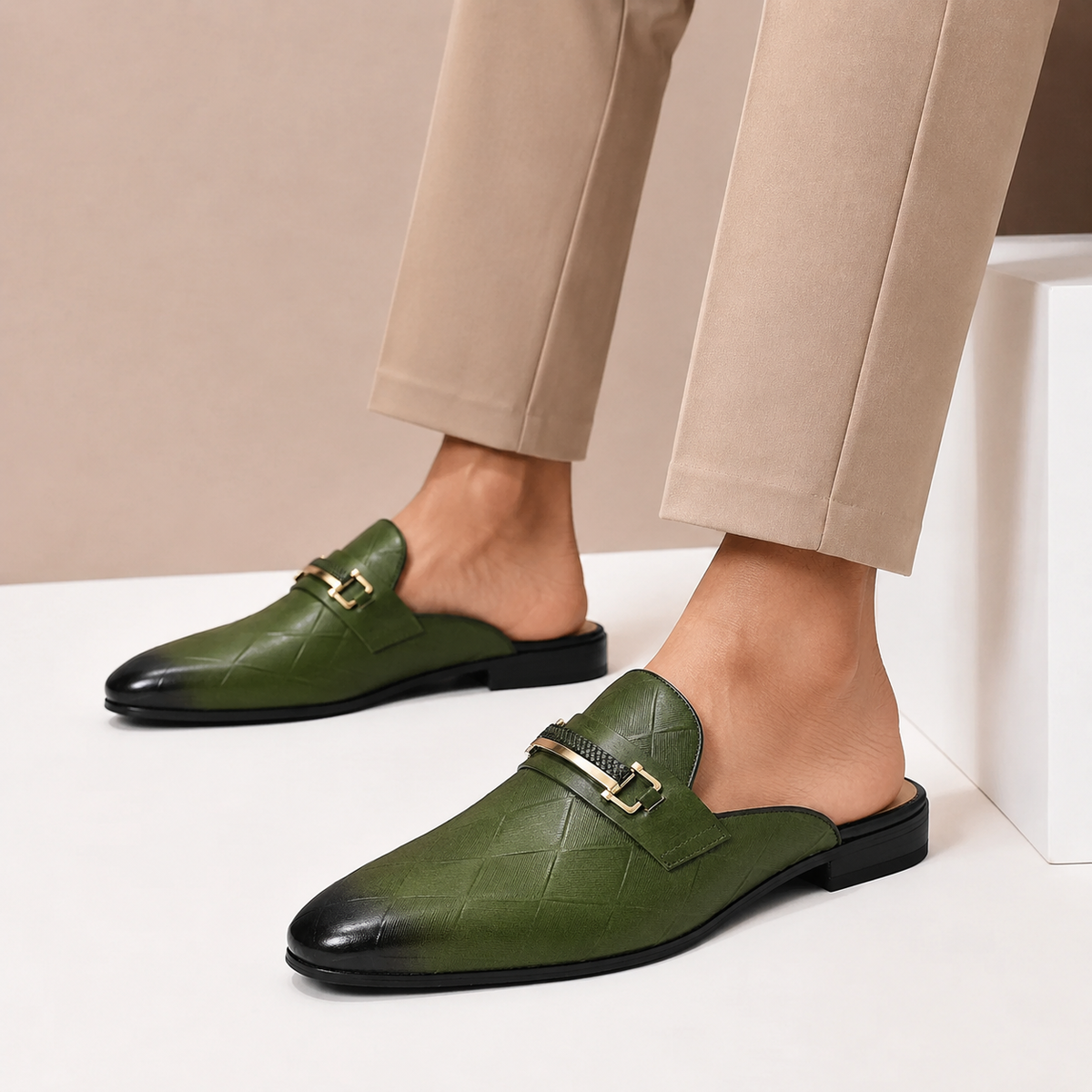 Mules in pelle bovina Tivaro