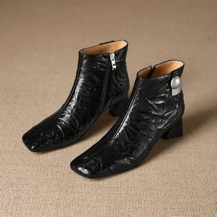 Camille Genuine Leather Boots