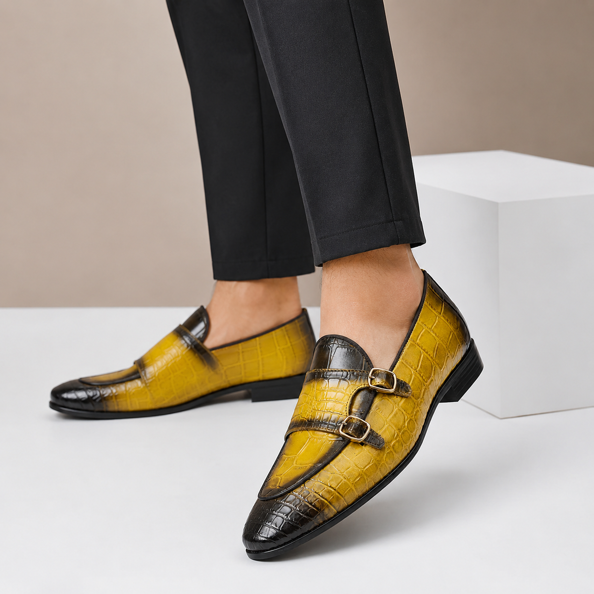 Leighton Cowhide Leather Loafers