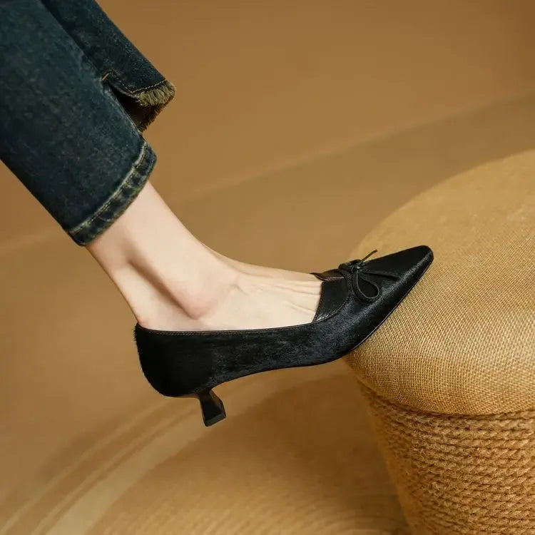 Georgina Genuine Leather Heels